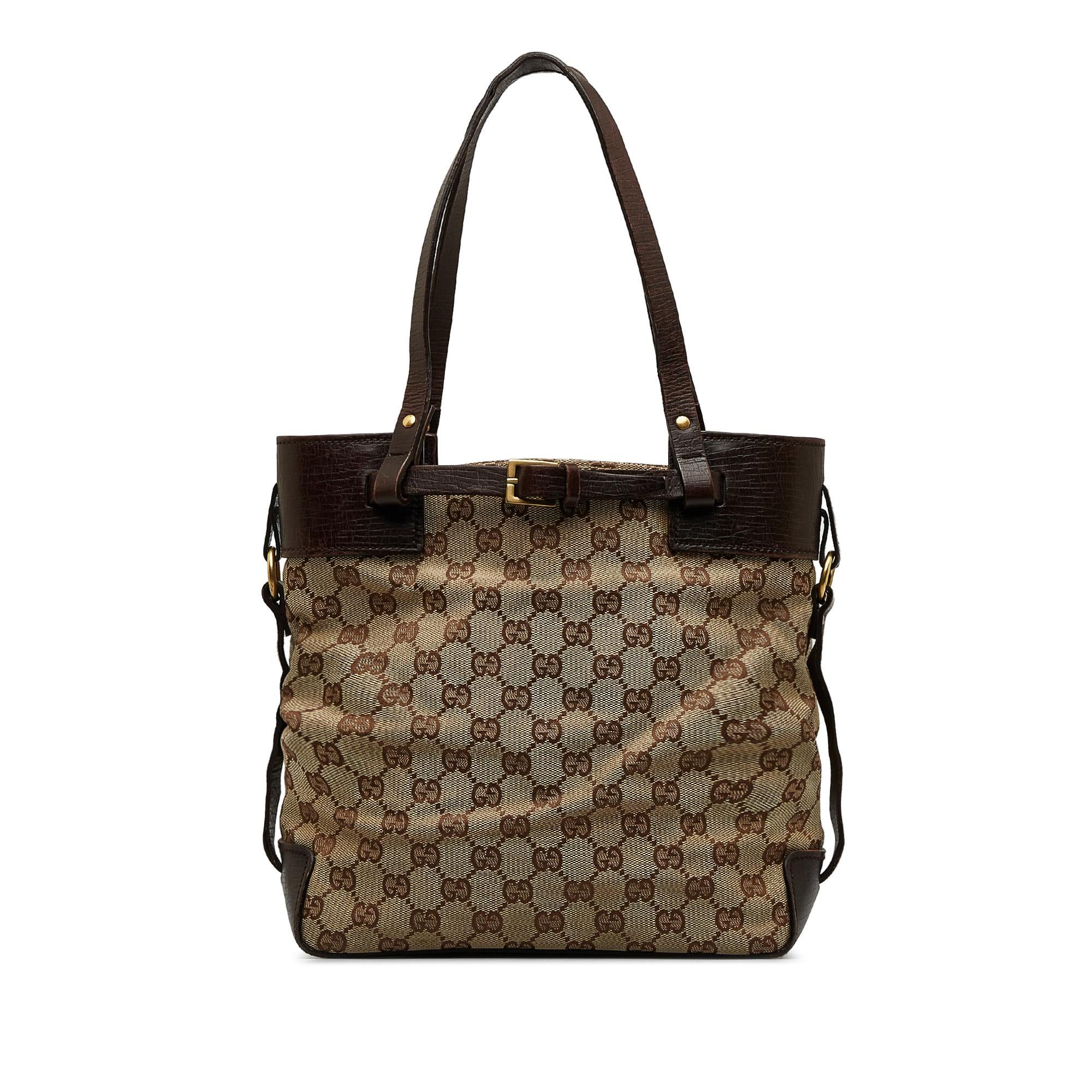 Gucci GG Canvas Tote Bag (SHG-RwdRiO)