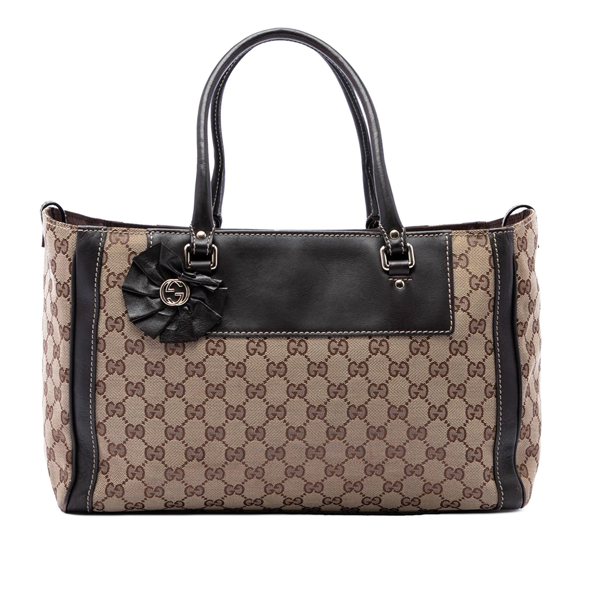 Gucci GG Canvas Trophy Tote