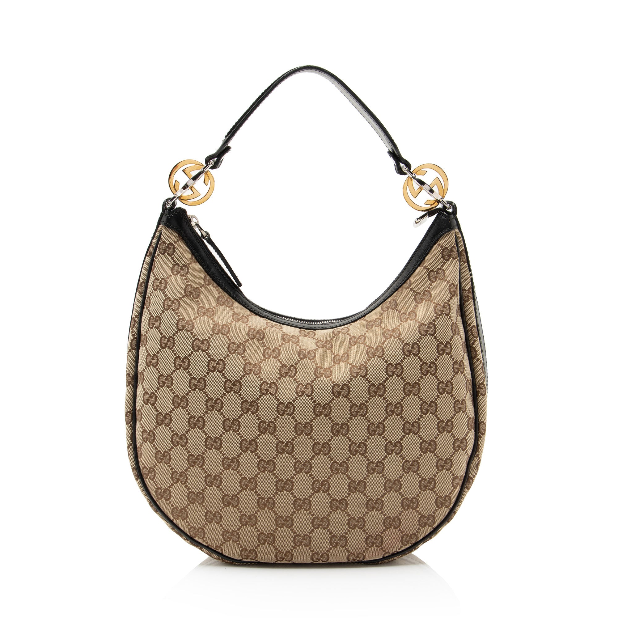 Gucci GG Canvas Twins Medium Hobo