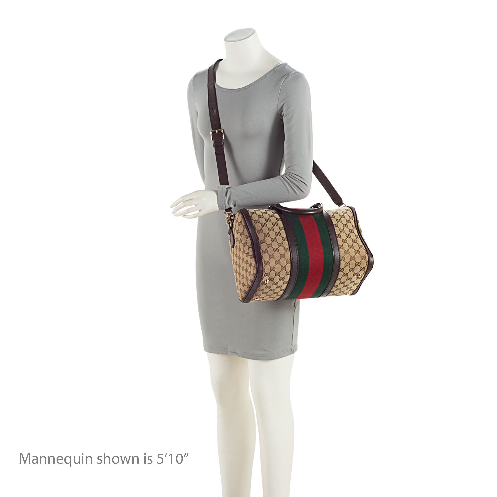 Gucci GG Canvas Vintage Web Joy Medium Boston Bag (SHF-vJvGW4)