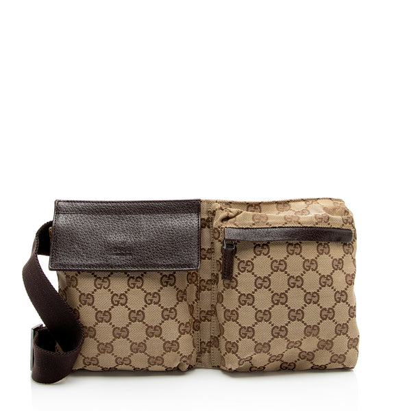 Gucci GG Canvas Waist Belt Bag (SHF-4je3UX)