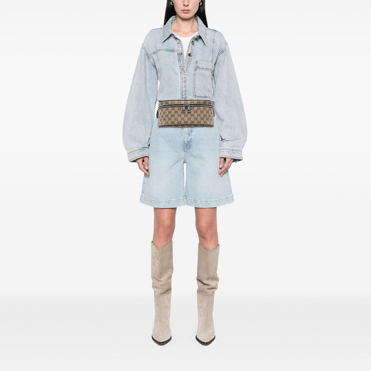 Gucci GG Canvas Waist Pouch