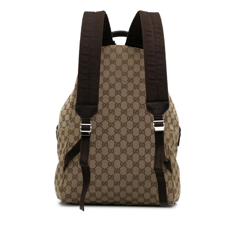 Gucci GG Canvas Web Backpack (SHG-HGdiCa)