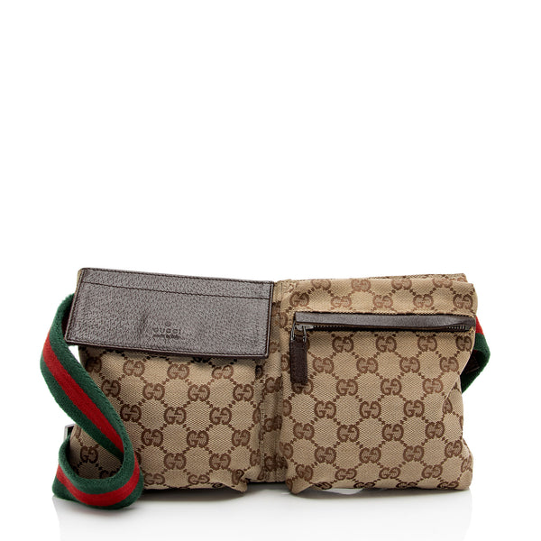 Gucci GG Canvas Web Belt Bag (SHF-k4S9yN)
