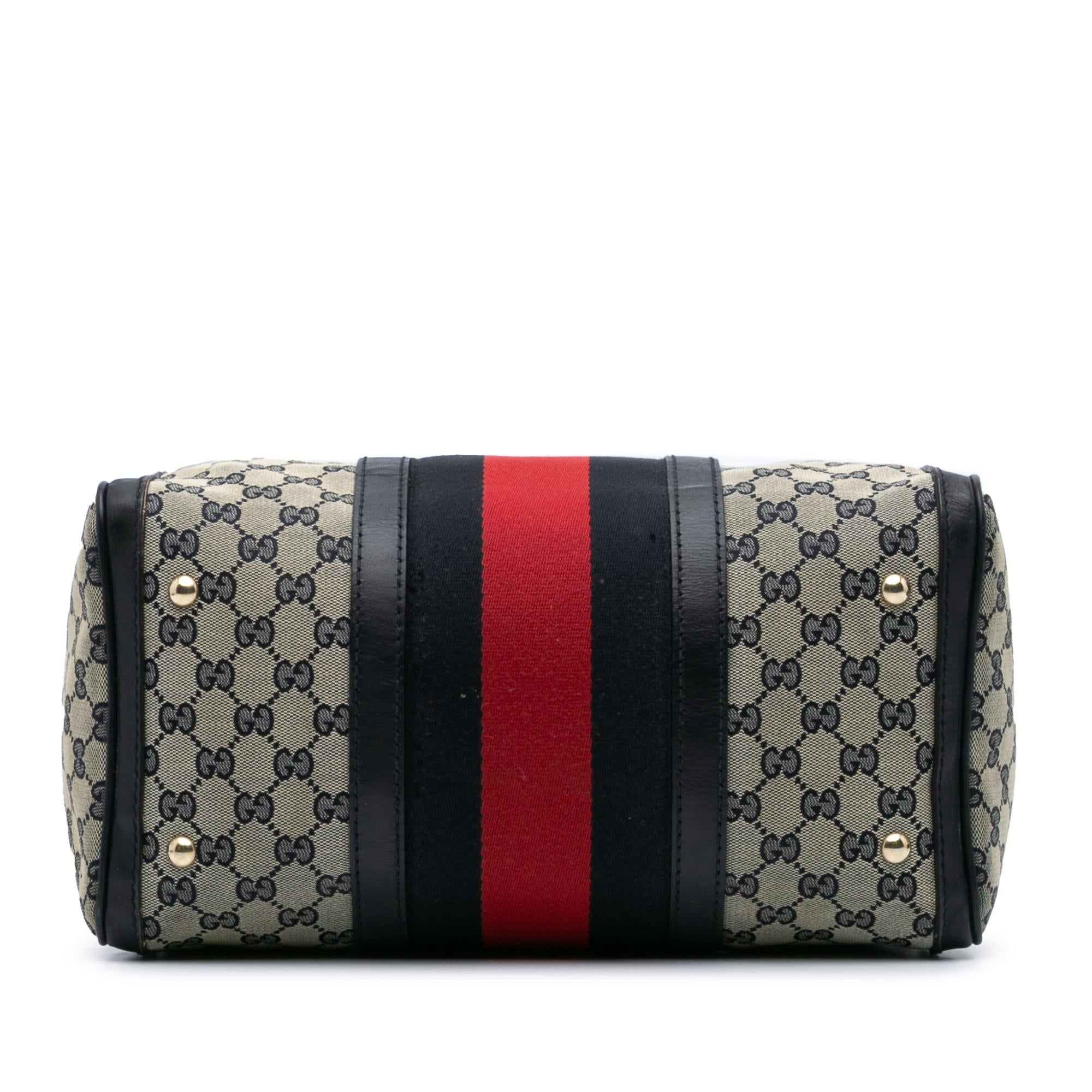 Gucci GG Canvas Web Boston