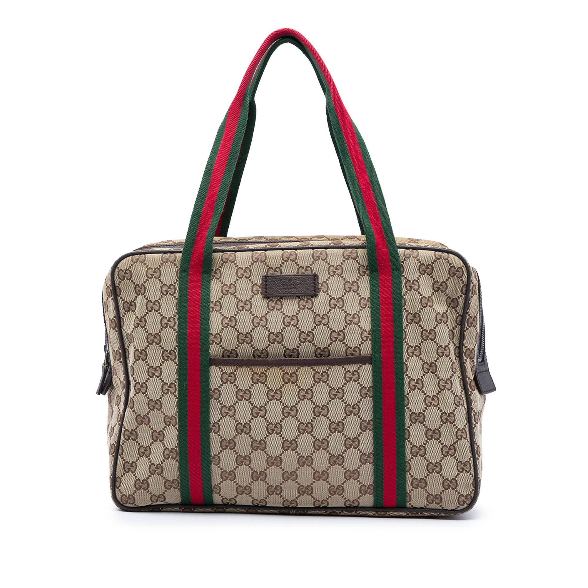 Gucci GG Canvas Web Business Bag