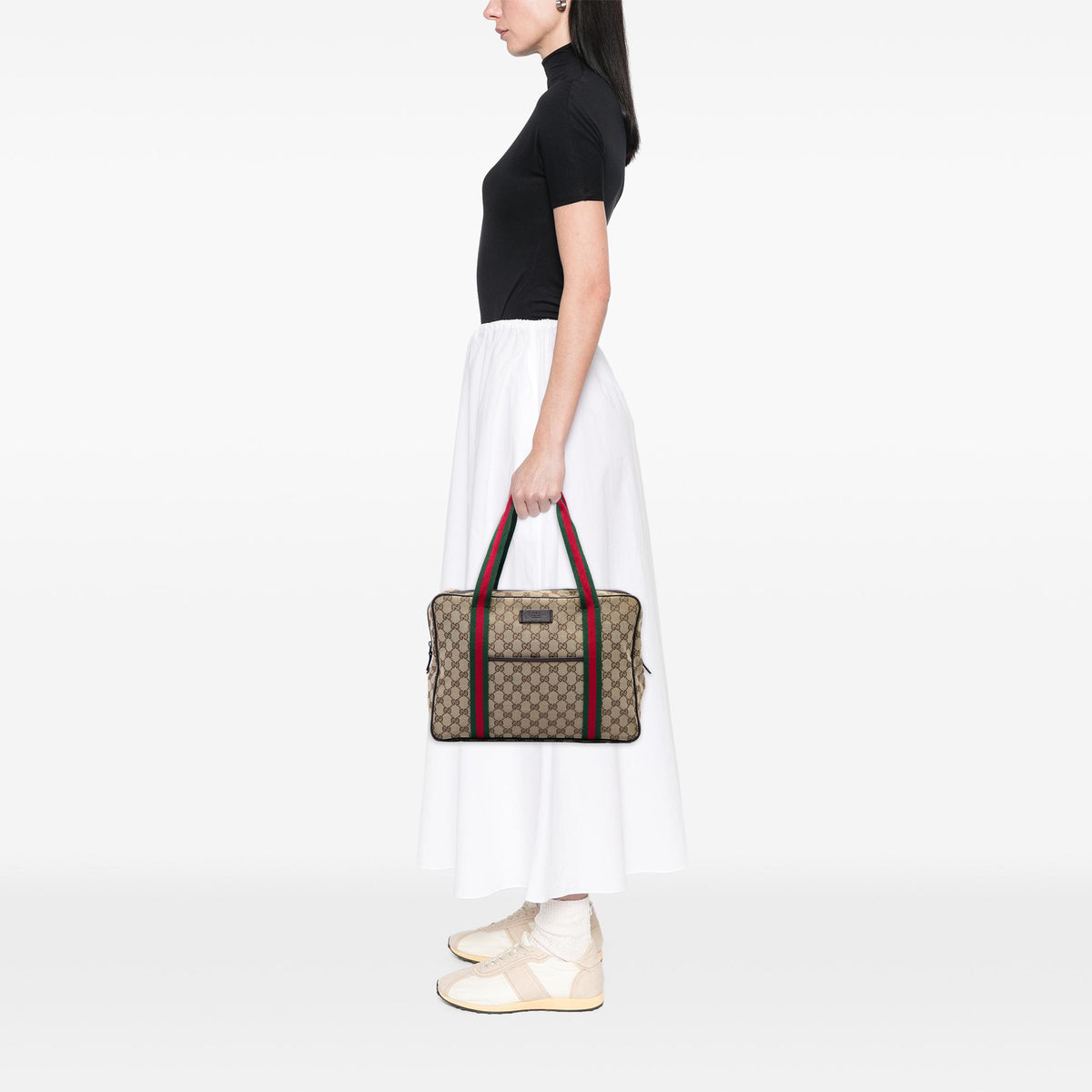 Gucci GG Canvas Web Business Bag