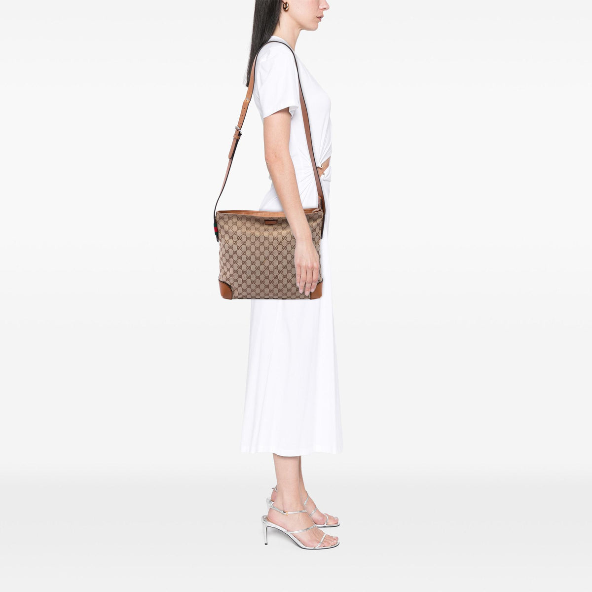 Gucci GG Canvas Web Crossbody