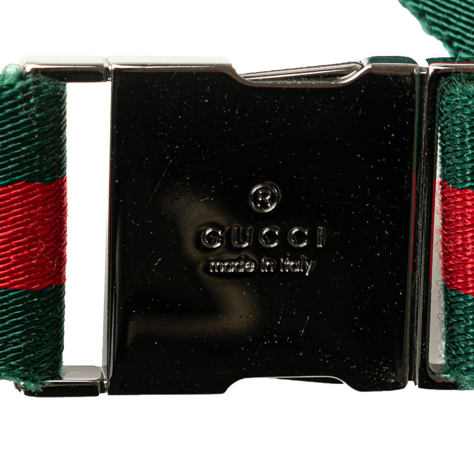 Gucci GG Canvas Web Double Pocket Belt Bag (SHG-o3rVa1)