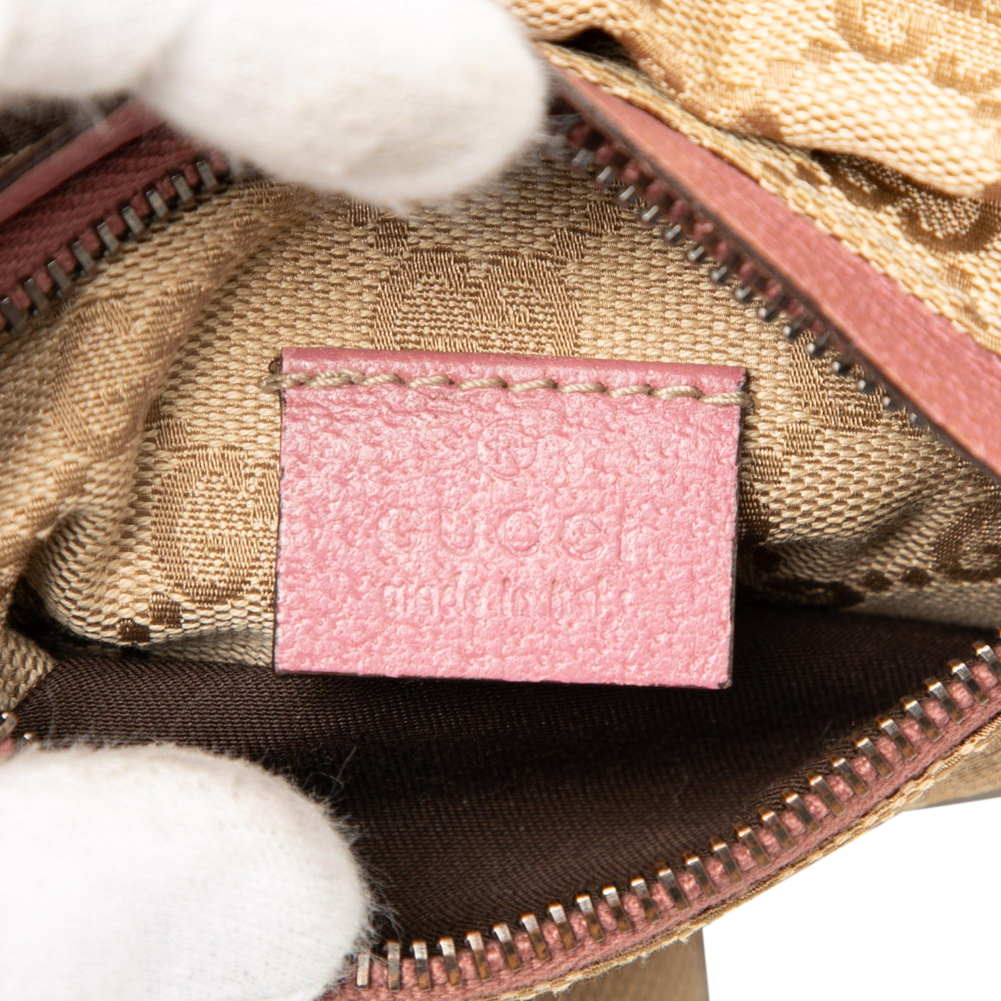 Gucci GG Canvas Web Double Pocket Belt Bag
