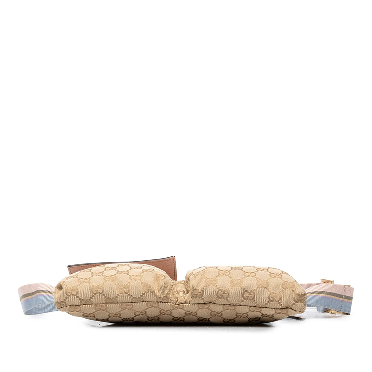 Gucci GG Canvas Web Double Pocket Belt Bag
