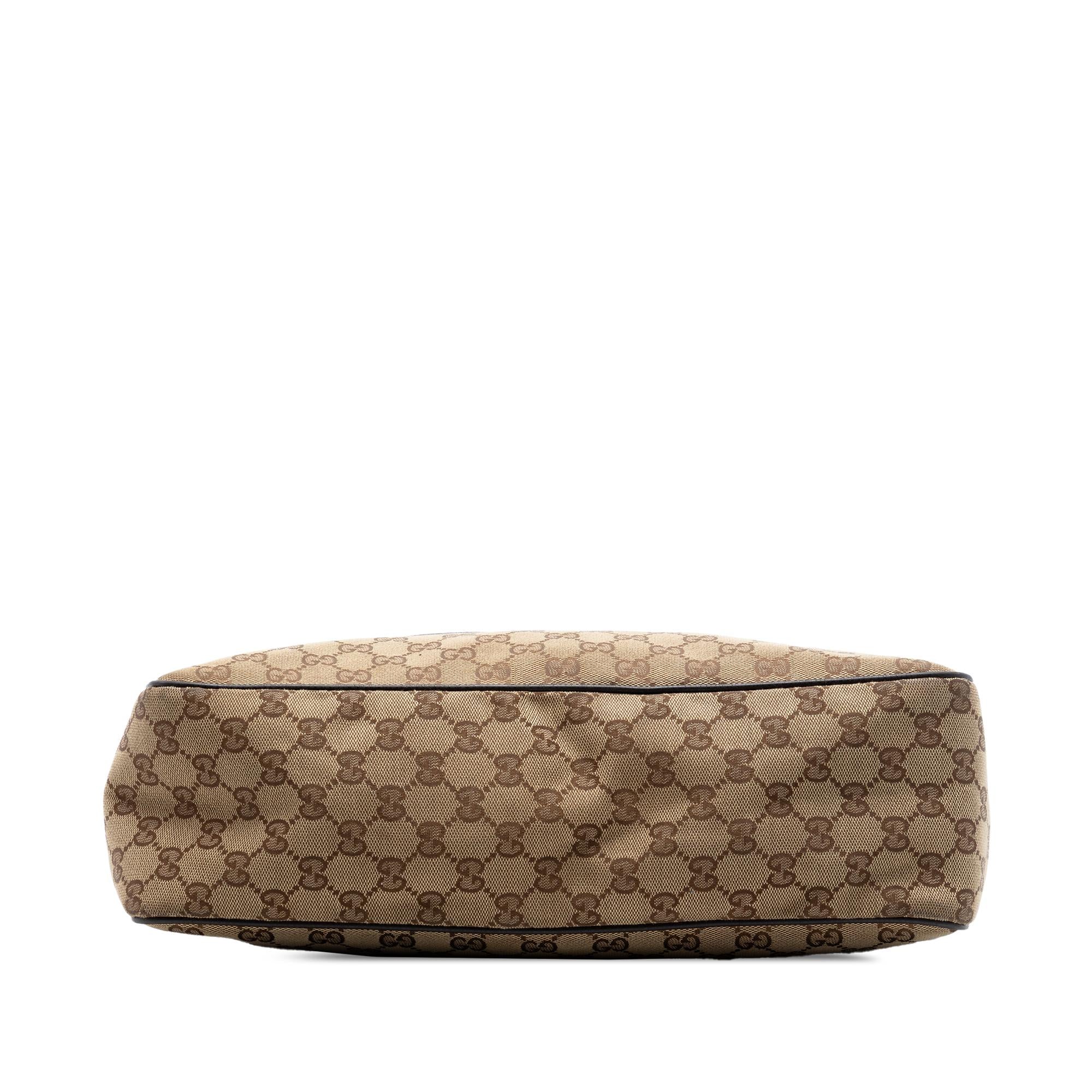 Gucci GG Canvas Web Flap Messenger Bag