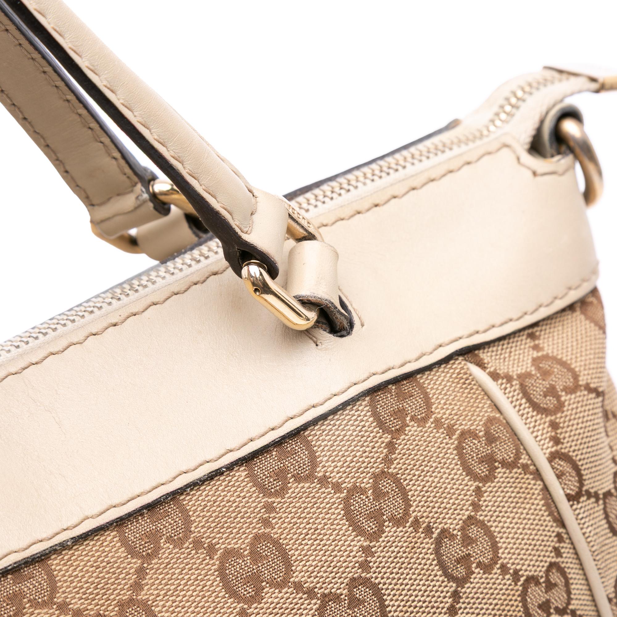 Gucci GG Canvas Web Mayfair Satchel