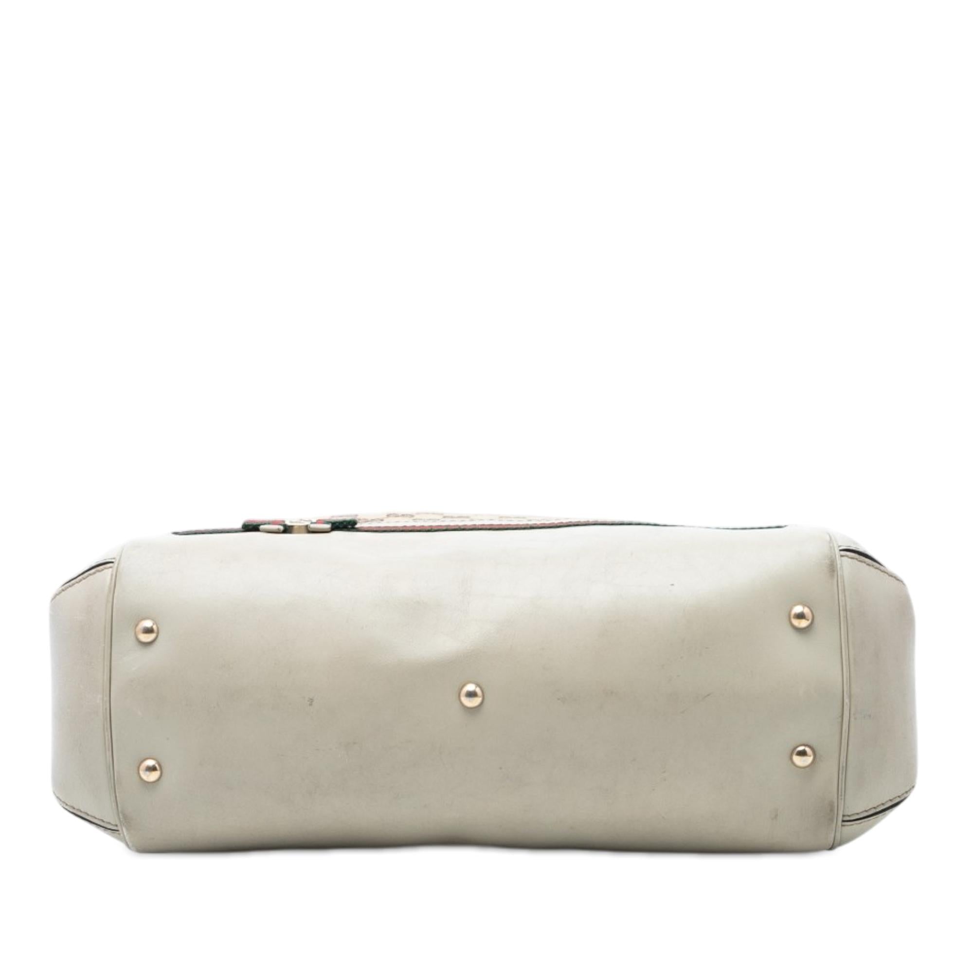Gucci GG Canvas Web Mayfair Satchel