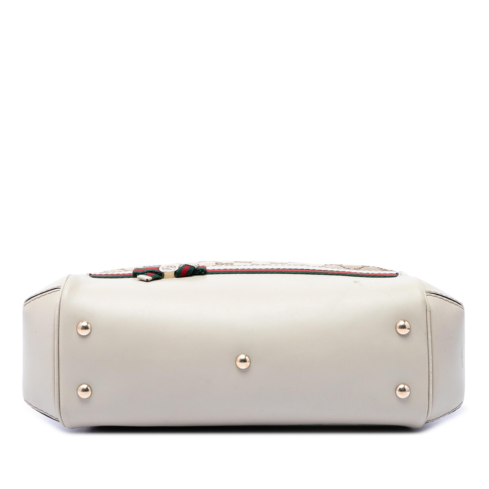 Gucci GG Canvas Web Mayfair Satchel