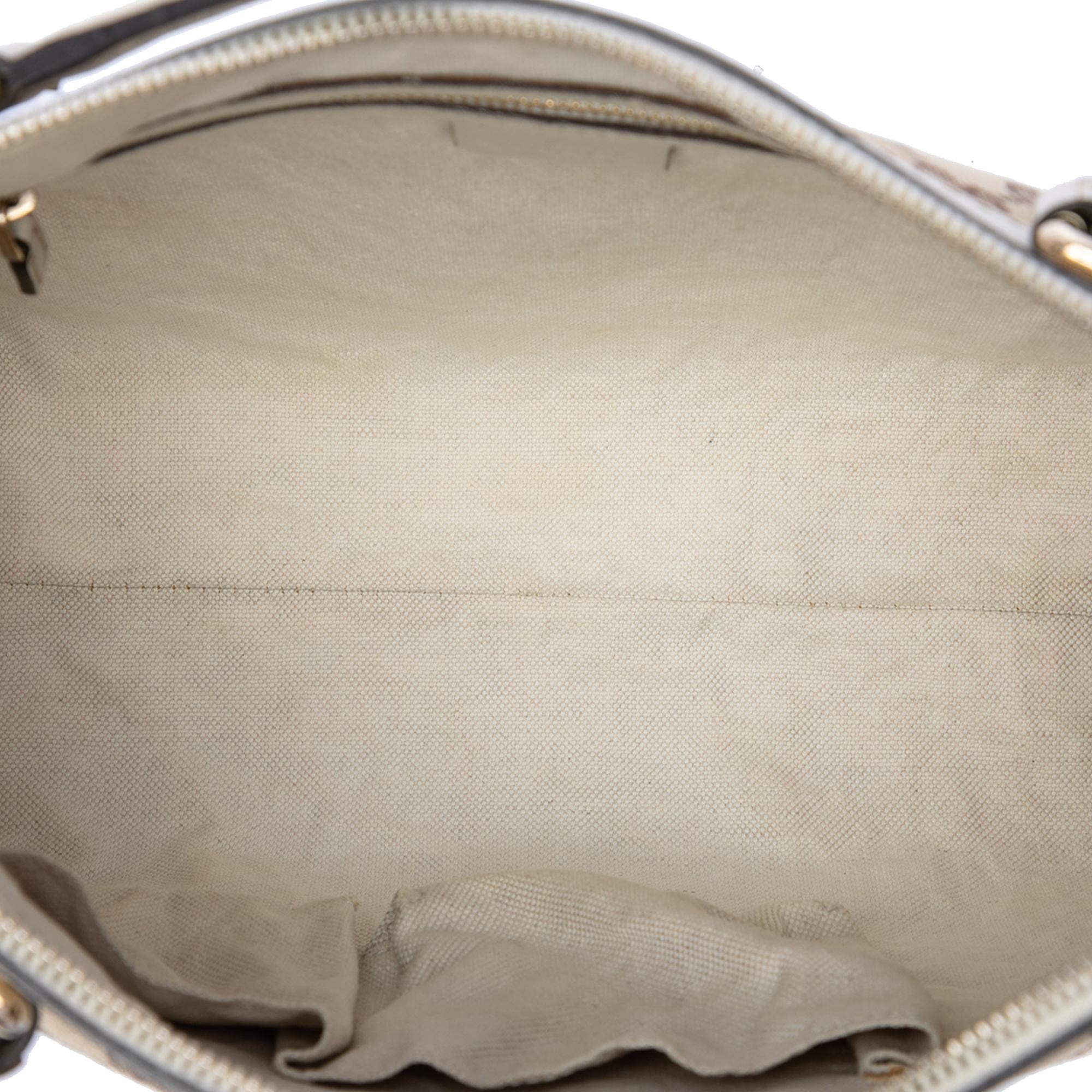 Gucci GG Canvas Web Mayfair Satchel