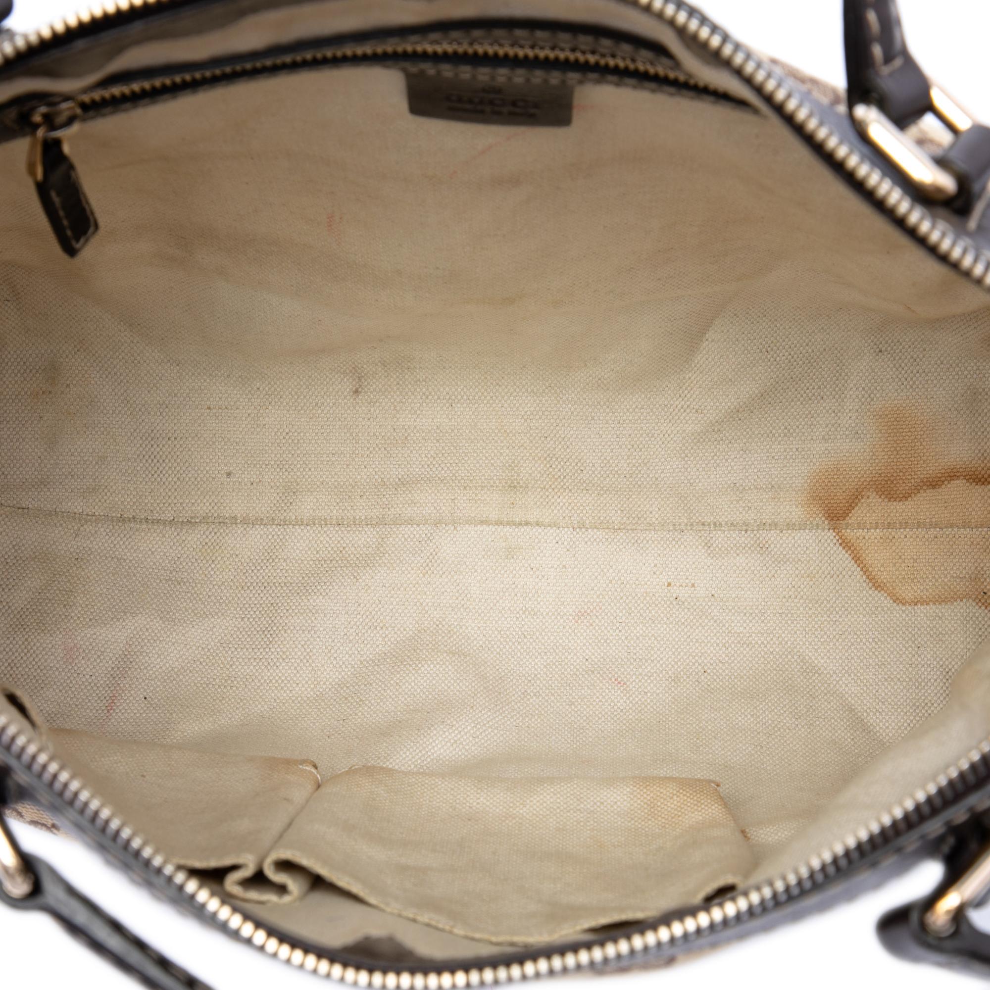 Gucci GG Canvas Web Mayfair Satchel