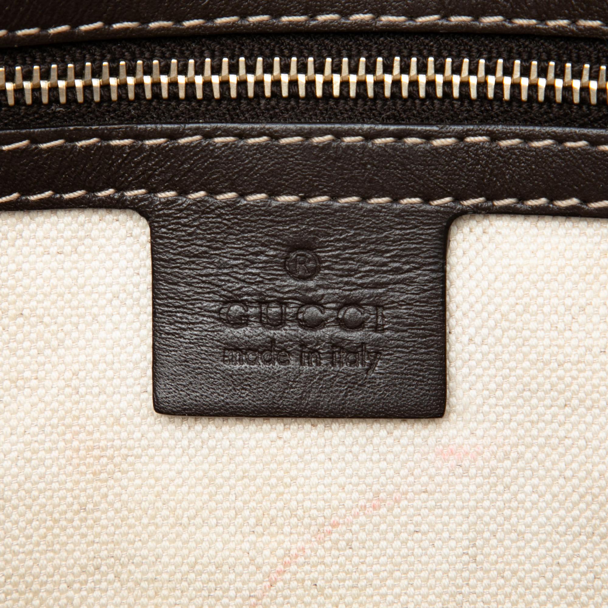 Gucci GG Canvas Web Mayfair Satchel