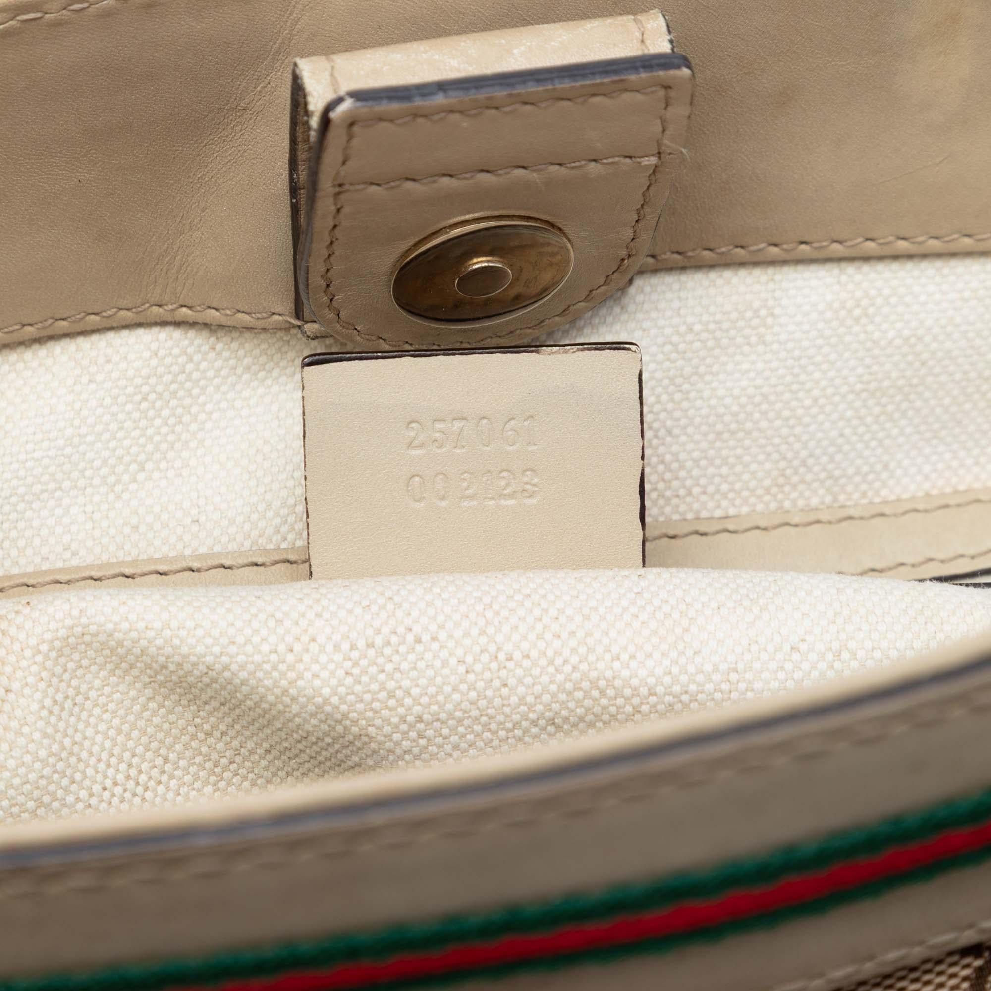 Gucci GG Canvas Web Mayfair Tote