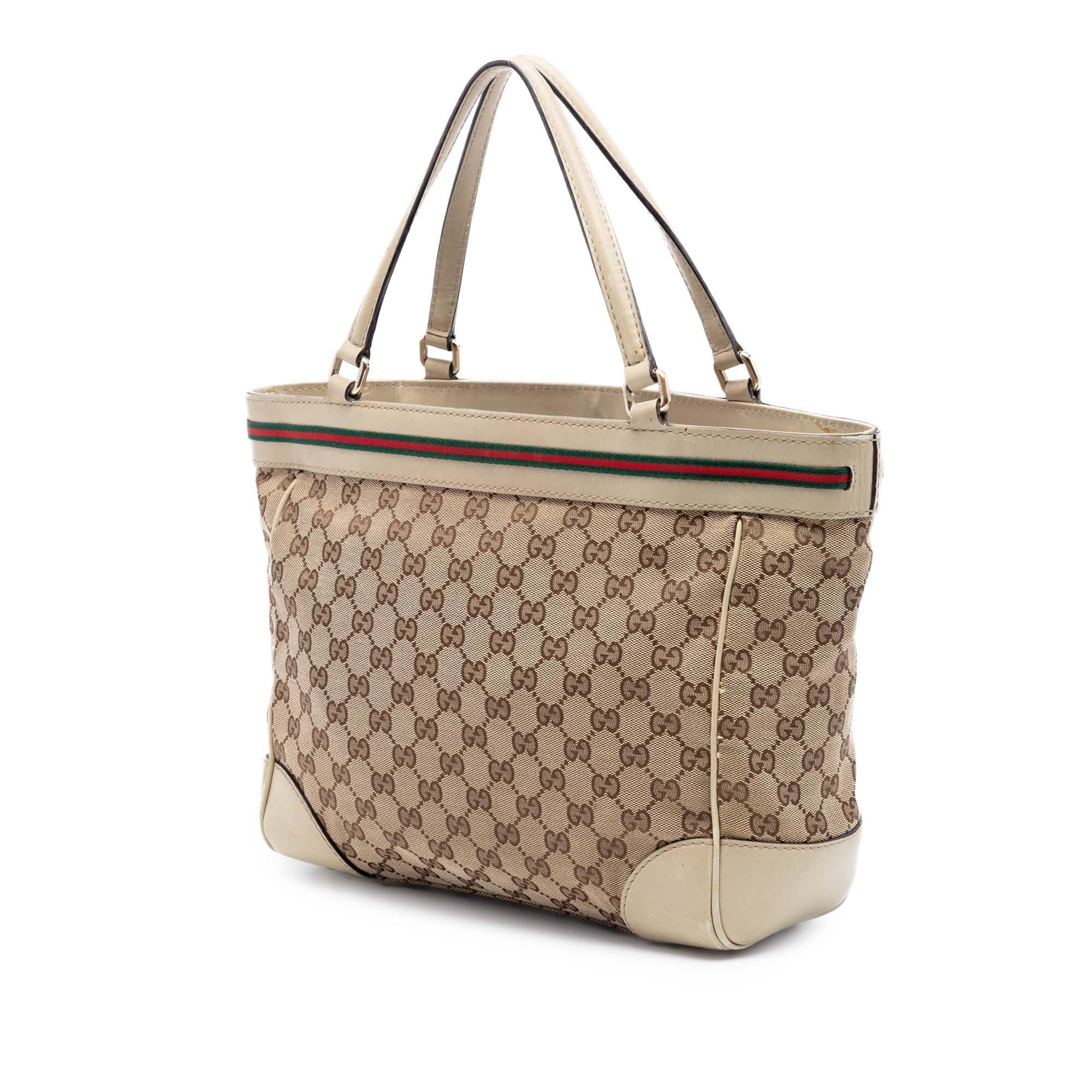 Gucci GG Canvas Web Mayfair Tote