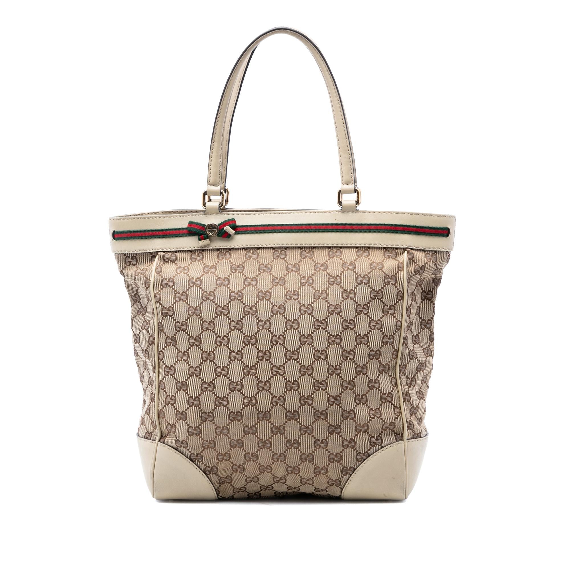 Gucci GG Canvas Web Mayfair Tote