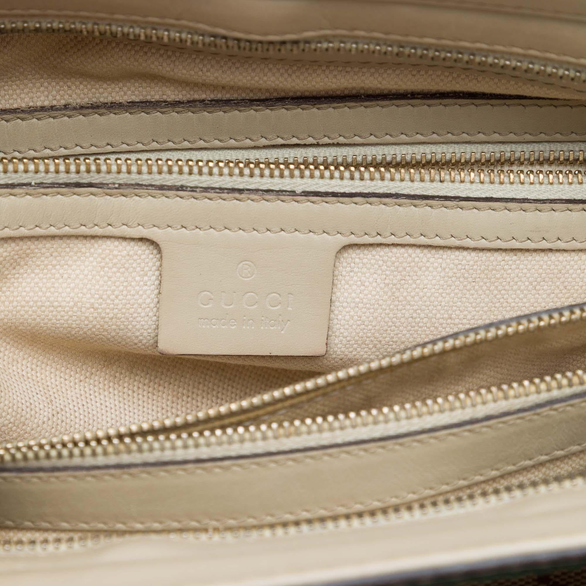 Gucci GG Canvas Web Mayfair Tote