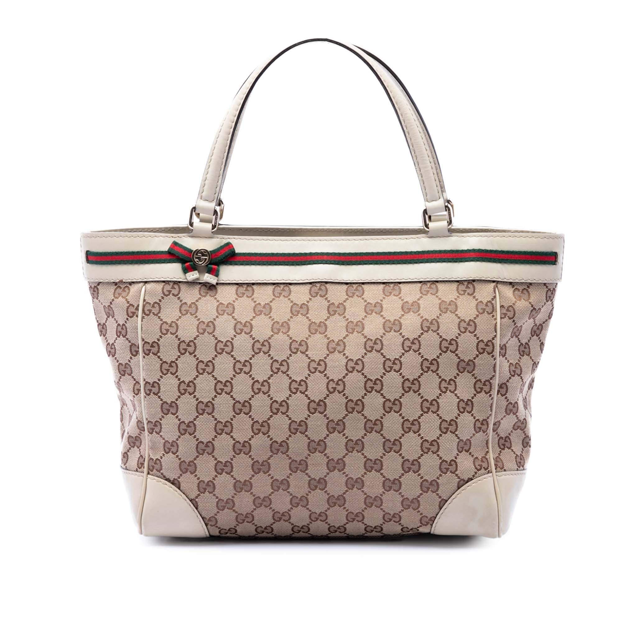 Gucci GG Canvas Web Mayfair Tote