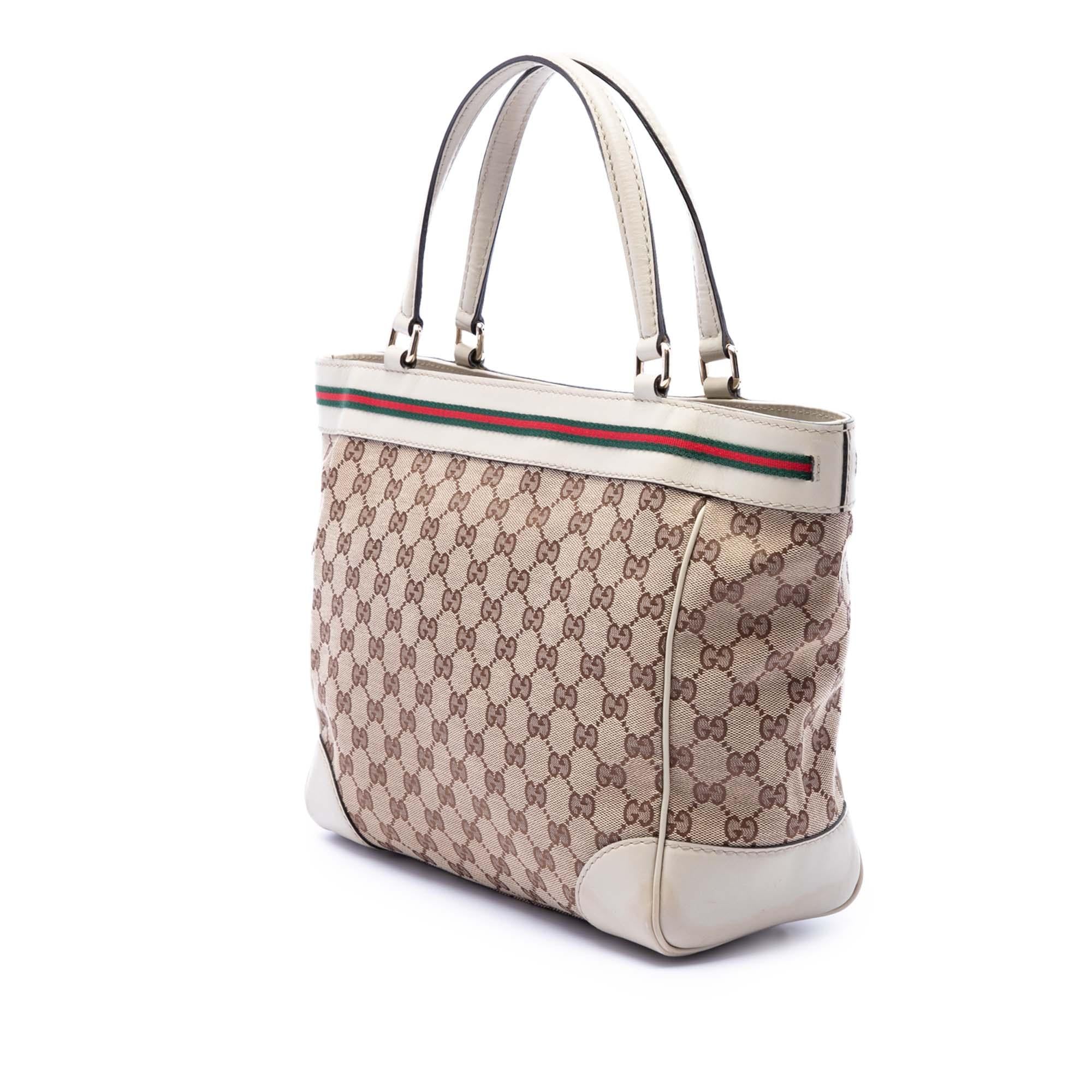 Gucci GG Canvas Web Mayfair Tote