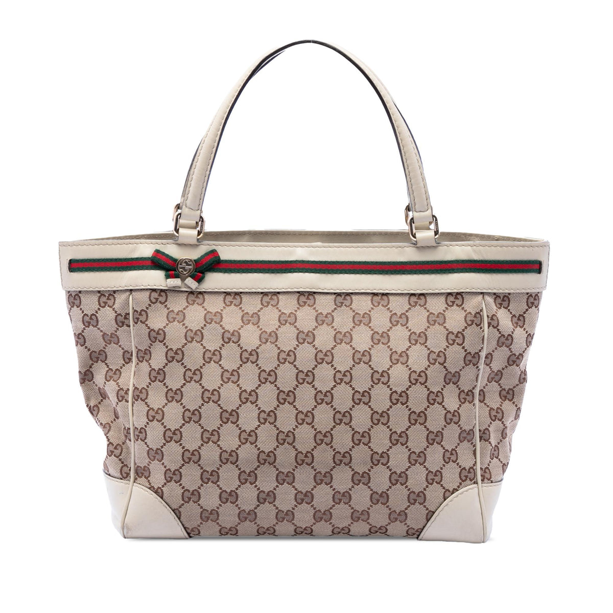 Gucci GG Canvas Web Mayfair Tote