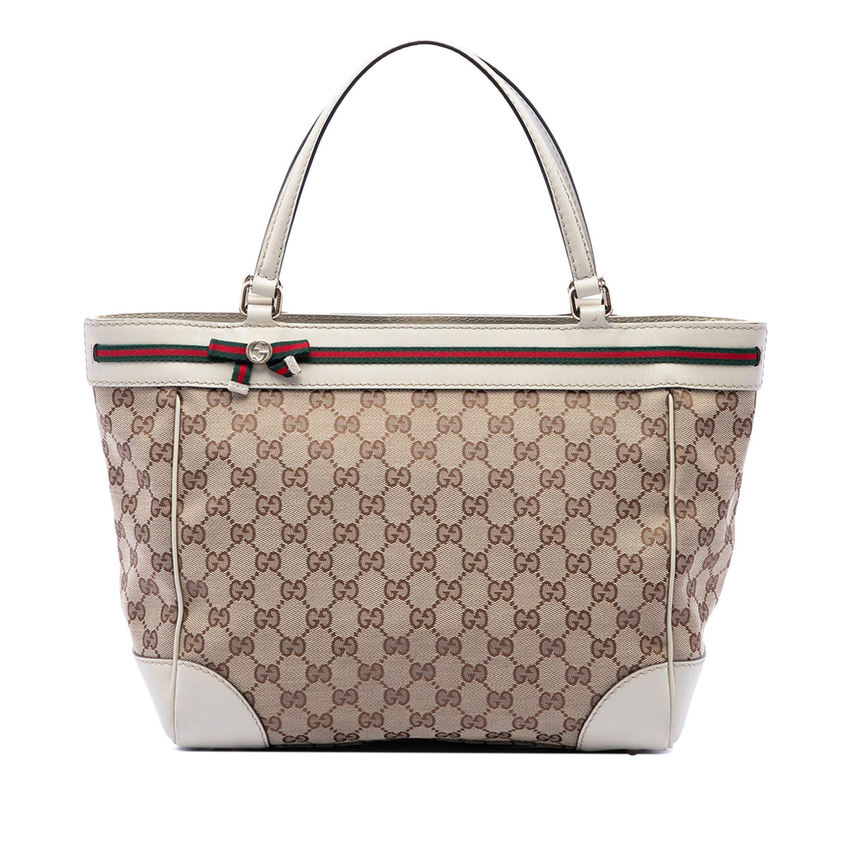 Gucci GG Canvas Web Mayfair Tote