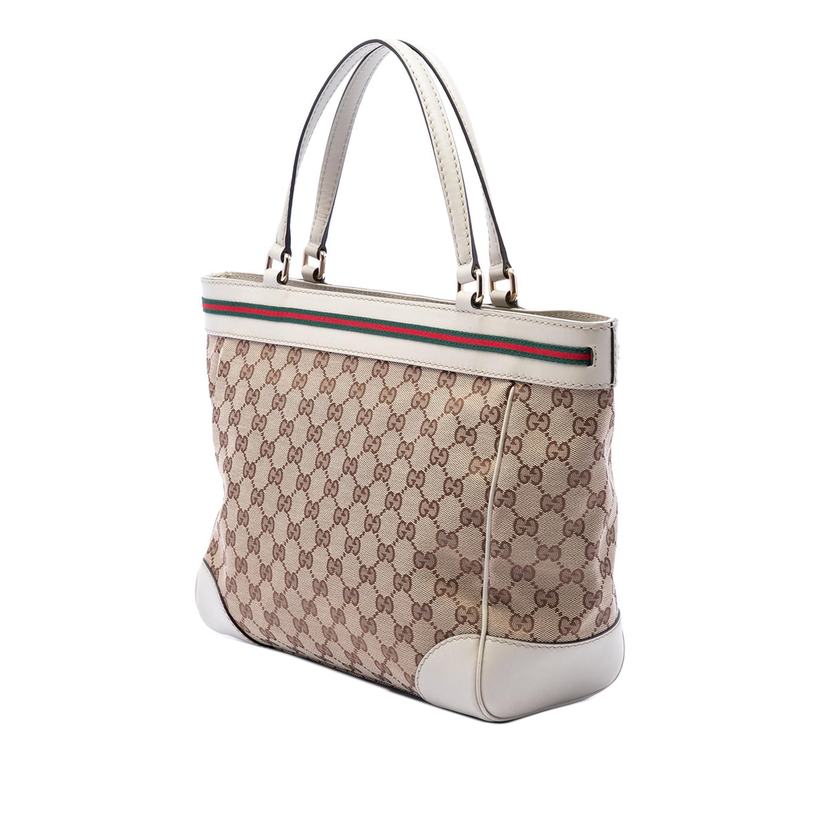Gucci GG Canvas Web Mayfair Tote