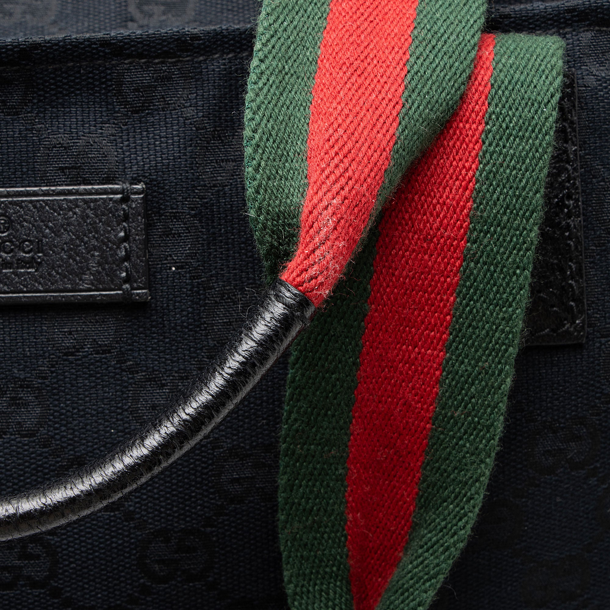 Gucci GG Canvas Web N/S Large Tote