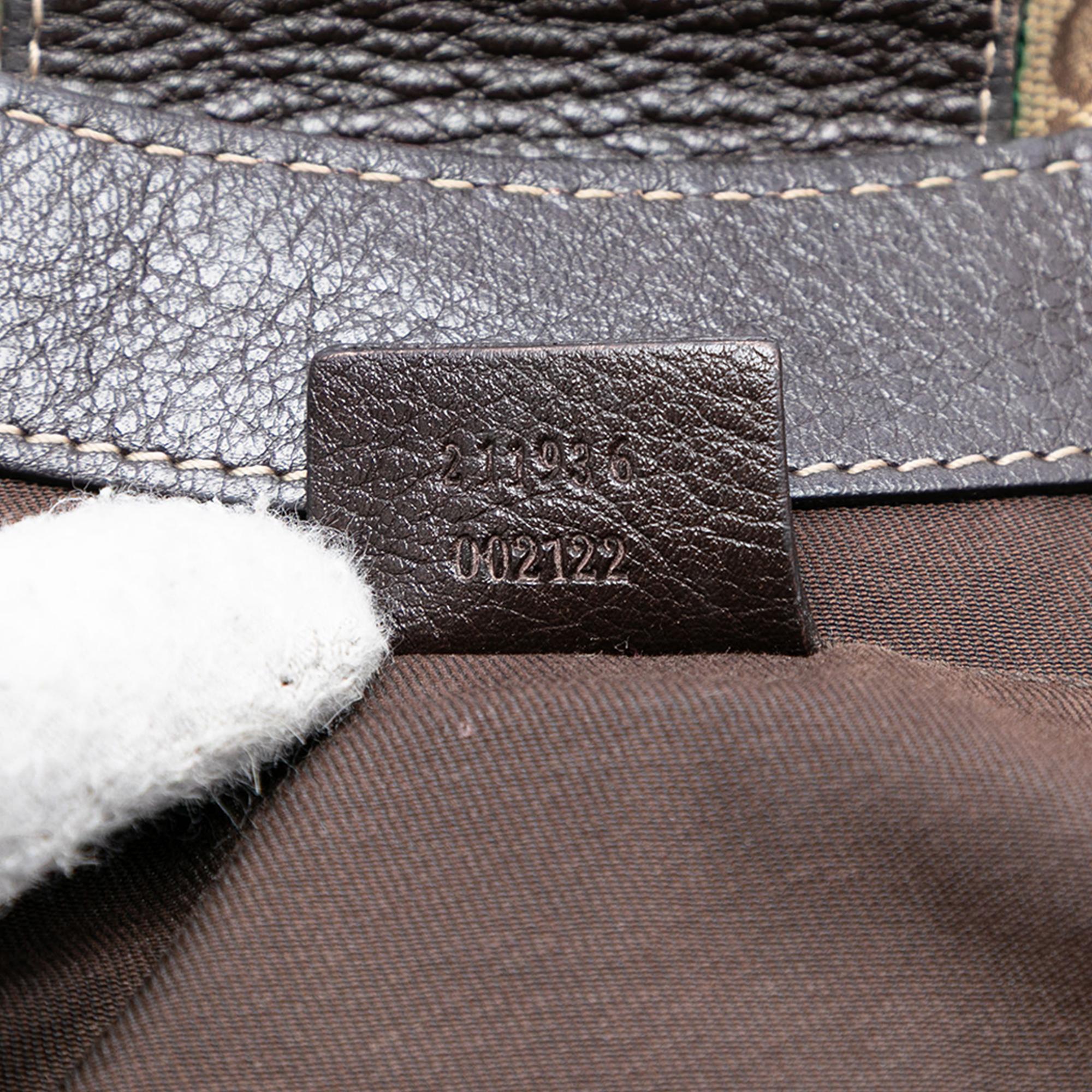 Gucci GG Canvas Web New Ladies Tote