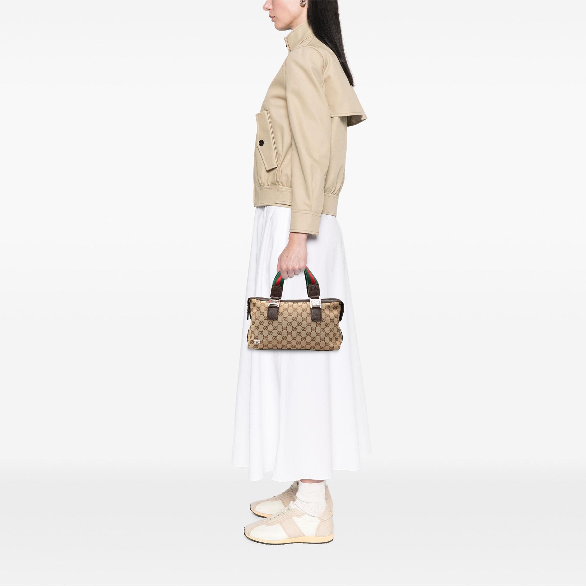 Gucci GG Canvas Web Pop Handbag