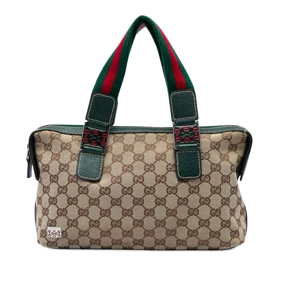 Gucci GG Canvas Web Pop Handbag