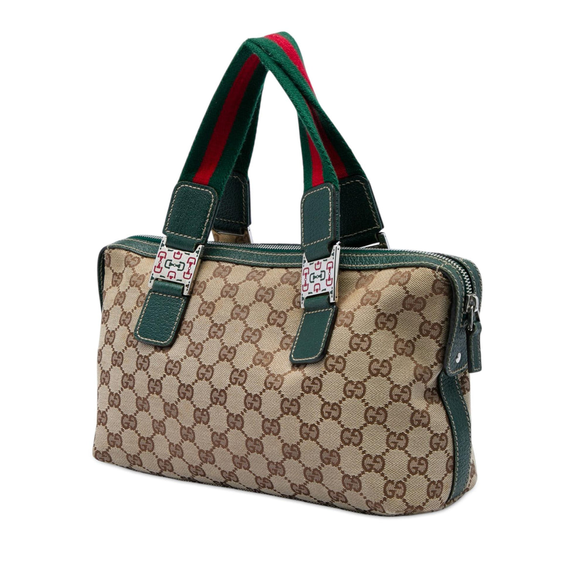 Gucci GG Canvas Web Pop Handbag