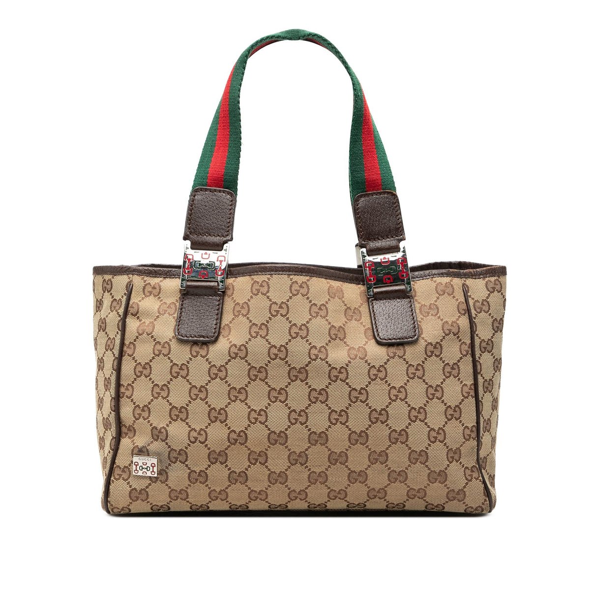 Gucci GG Canvas Web Pop Tote