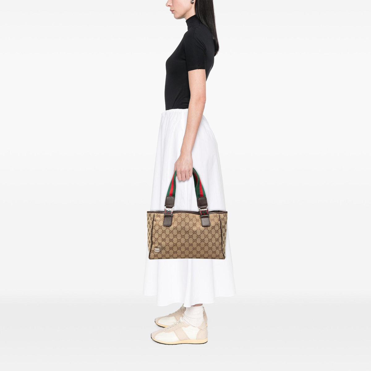 Gucci GG Canvas Web Pop Tote