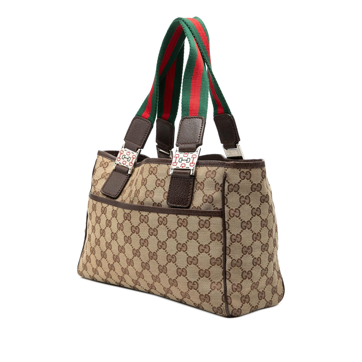 Gucci GG Canvas Web Pop Tote