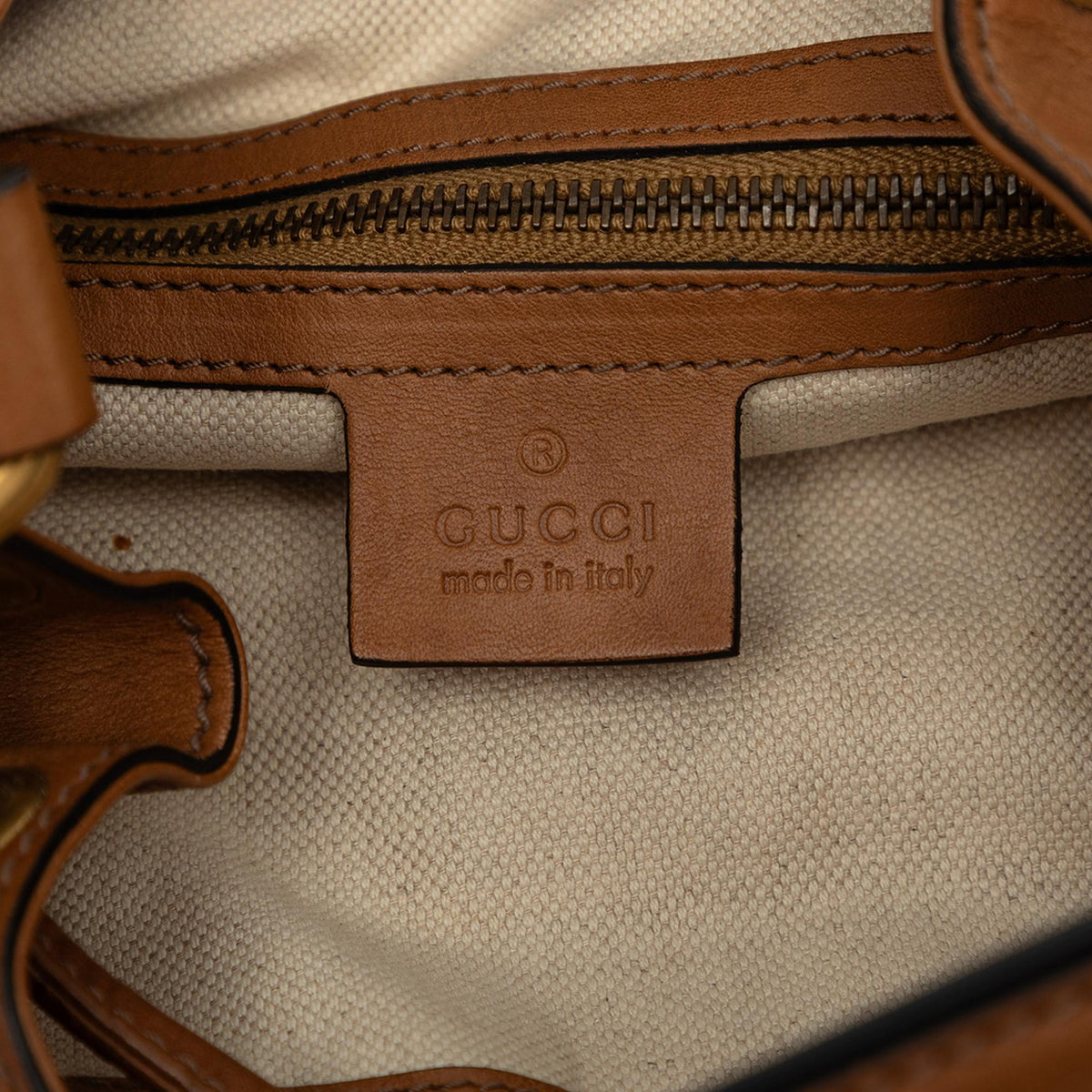 Gucci GG Canvas Web Rania Drawstring Hobo