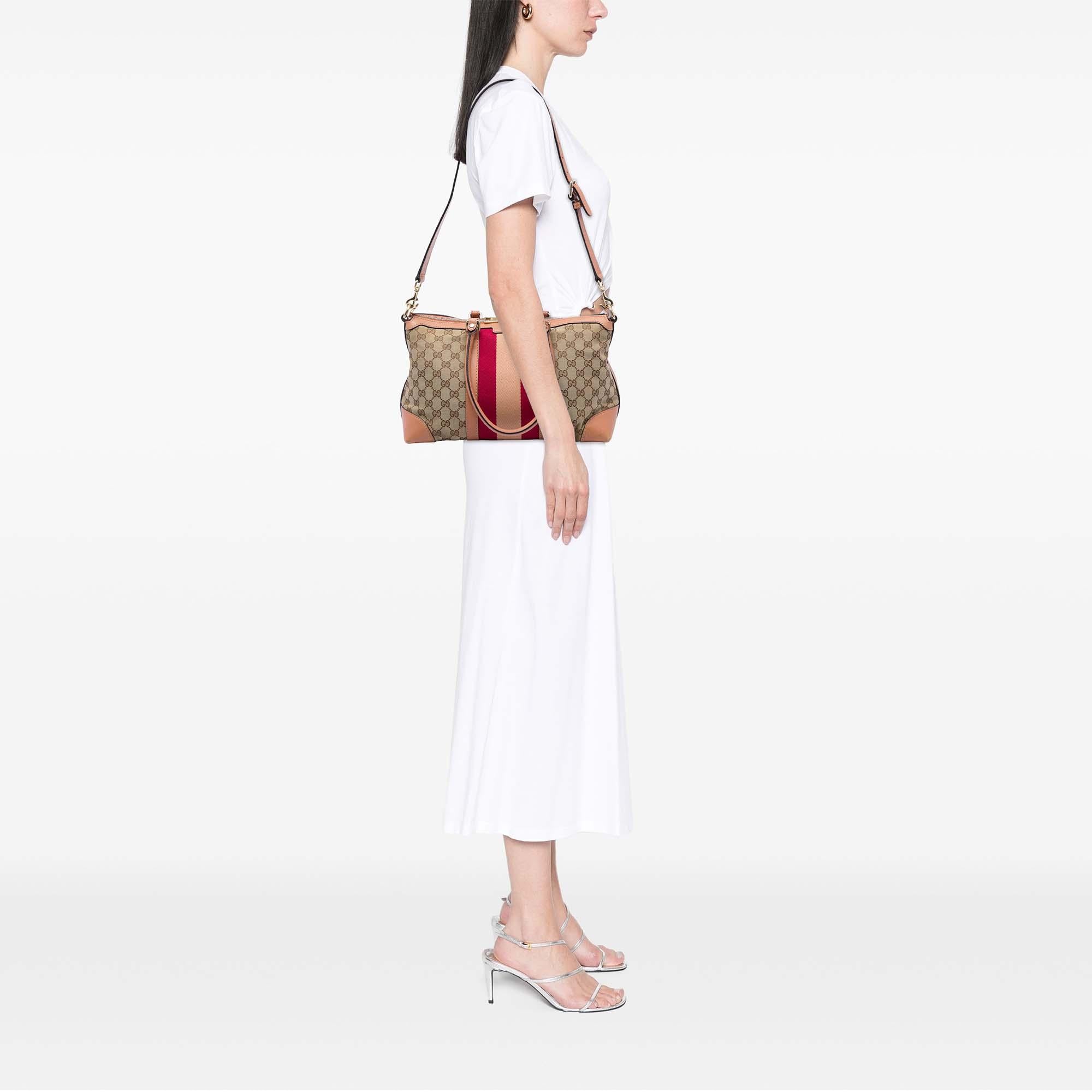 Gucci GG Canvas Web Satchel