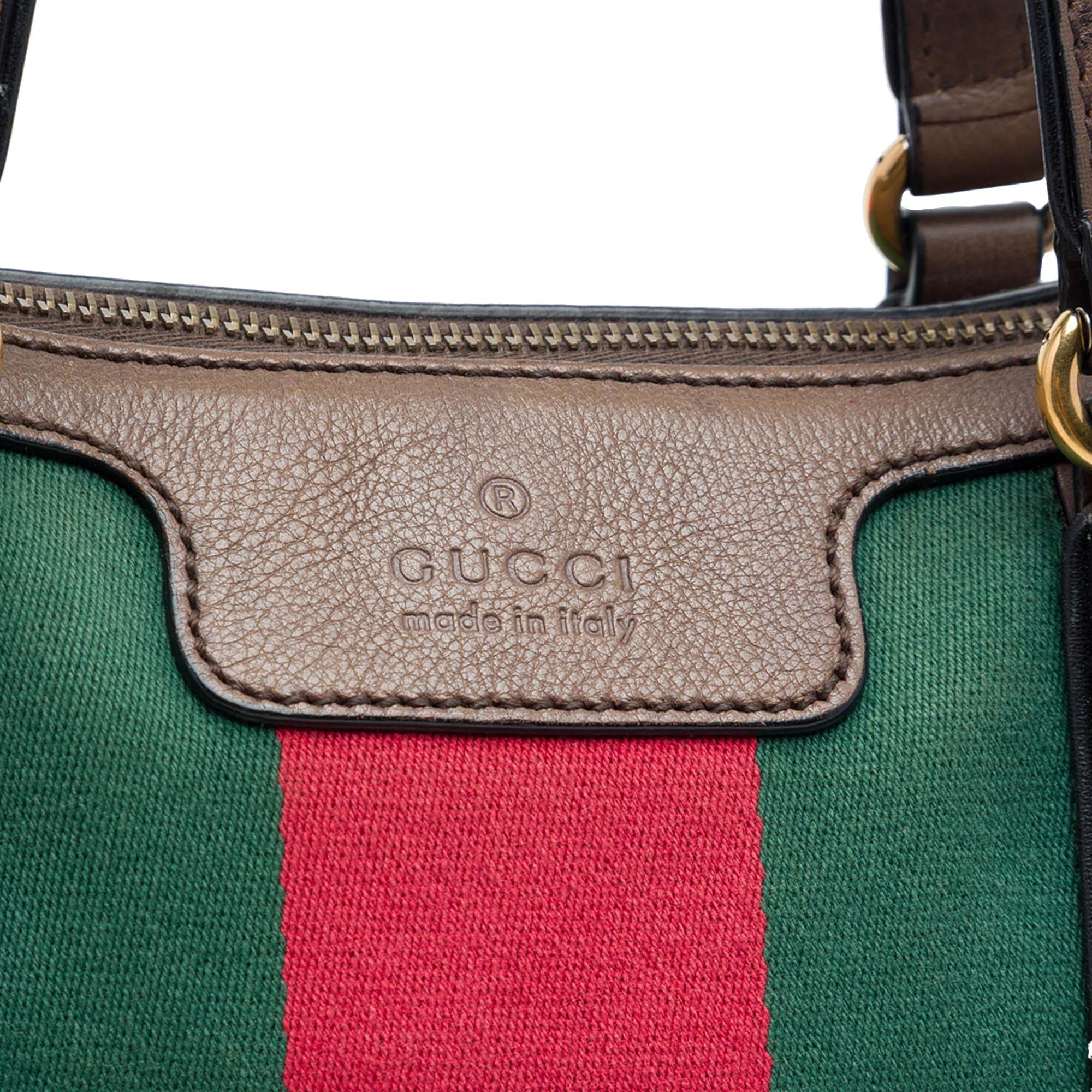 Gucci GG Canvas Web Satchel
