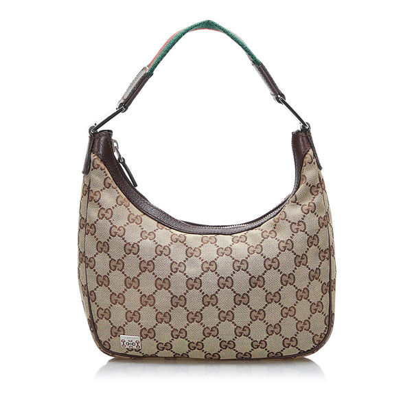 Gucci GG Canvas Web Shoulder Bag (SHG-qR6eTf)