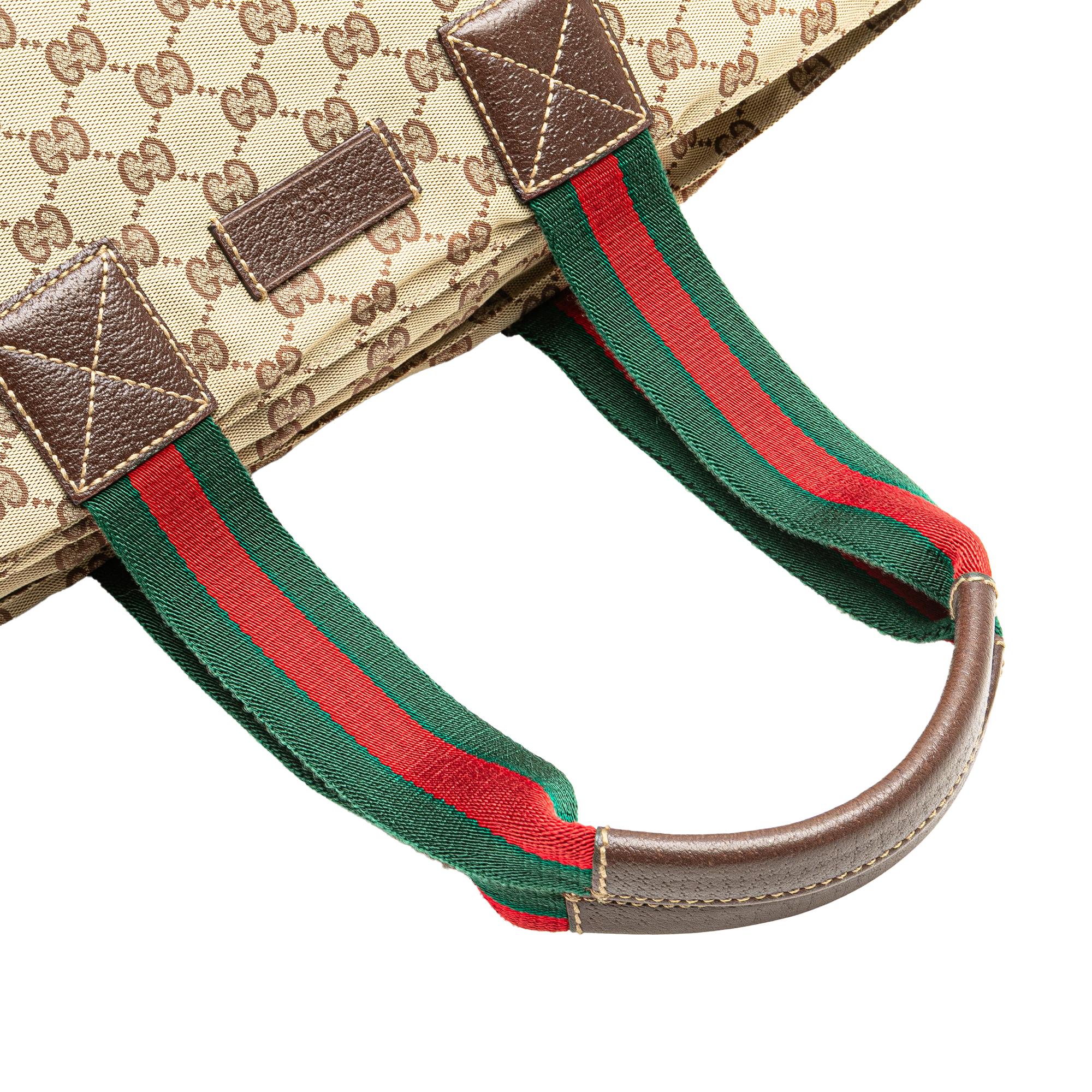 Gucci GG Canvas Web Tote
