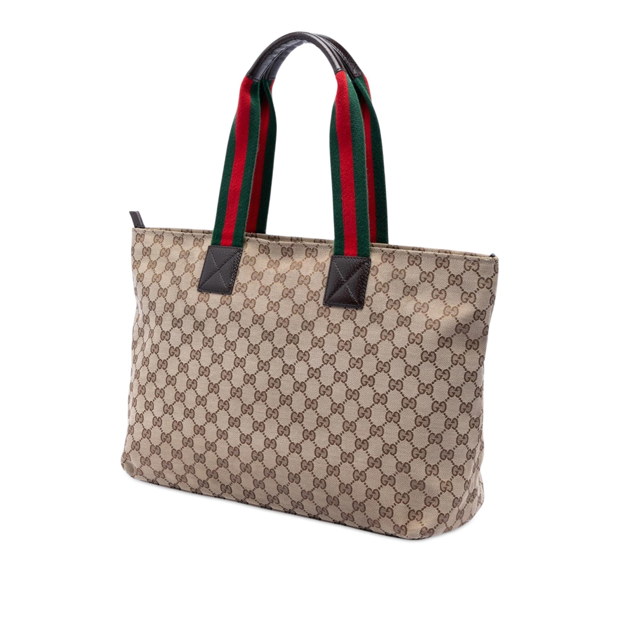 Gucci GG Canvas Web Tote