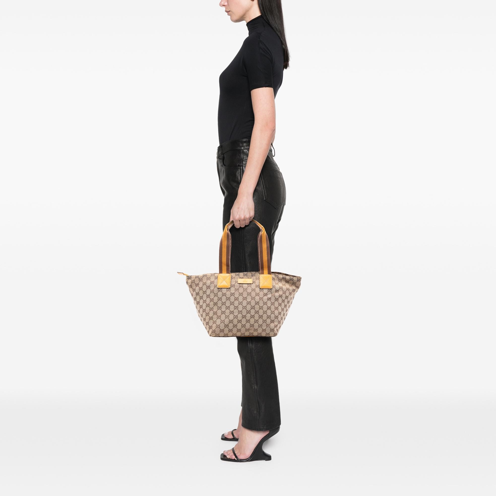 Gucci GG Canvas Web Tote