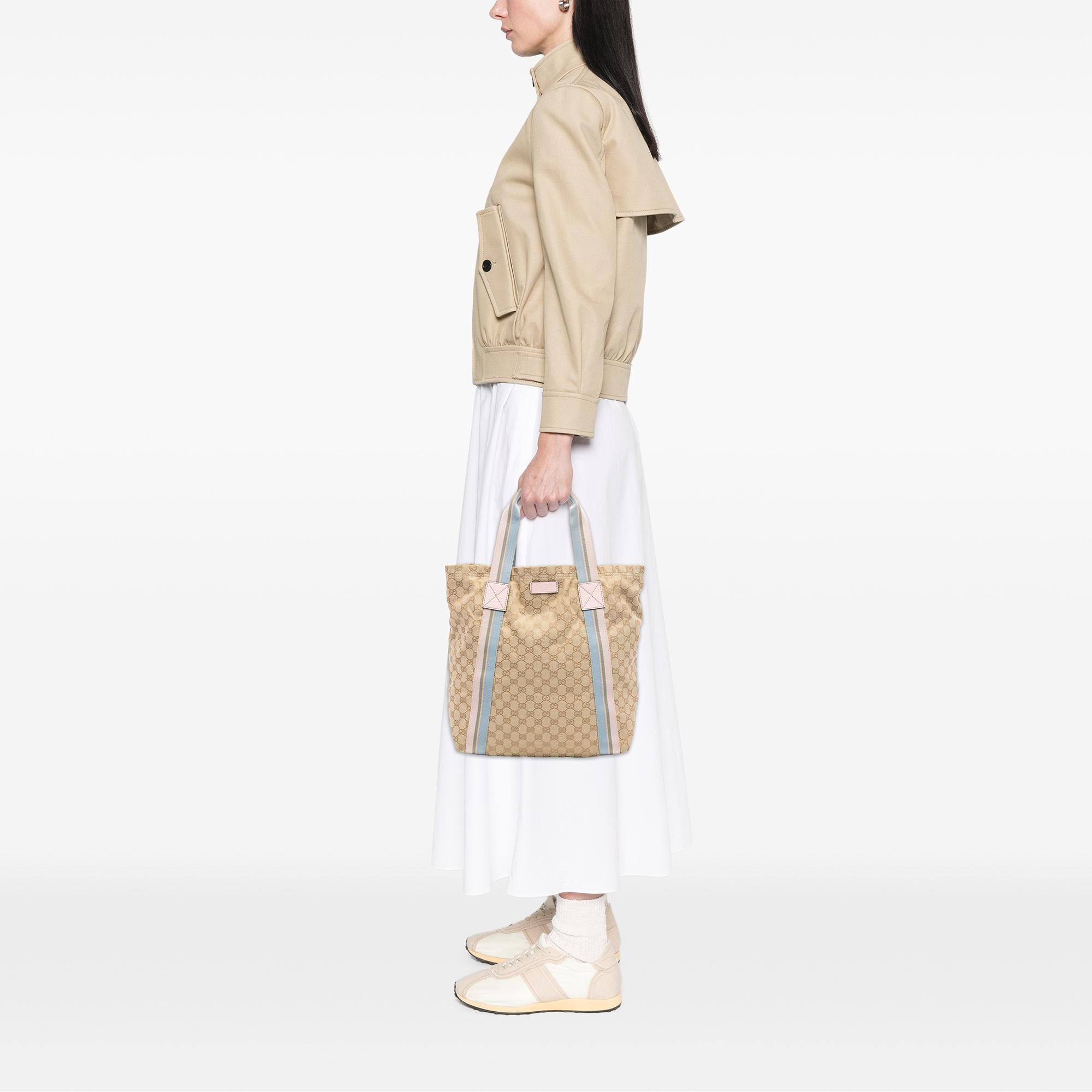 Gucci GG Canvas Web Tote