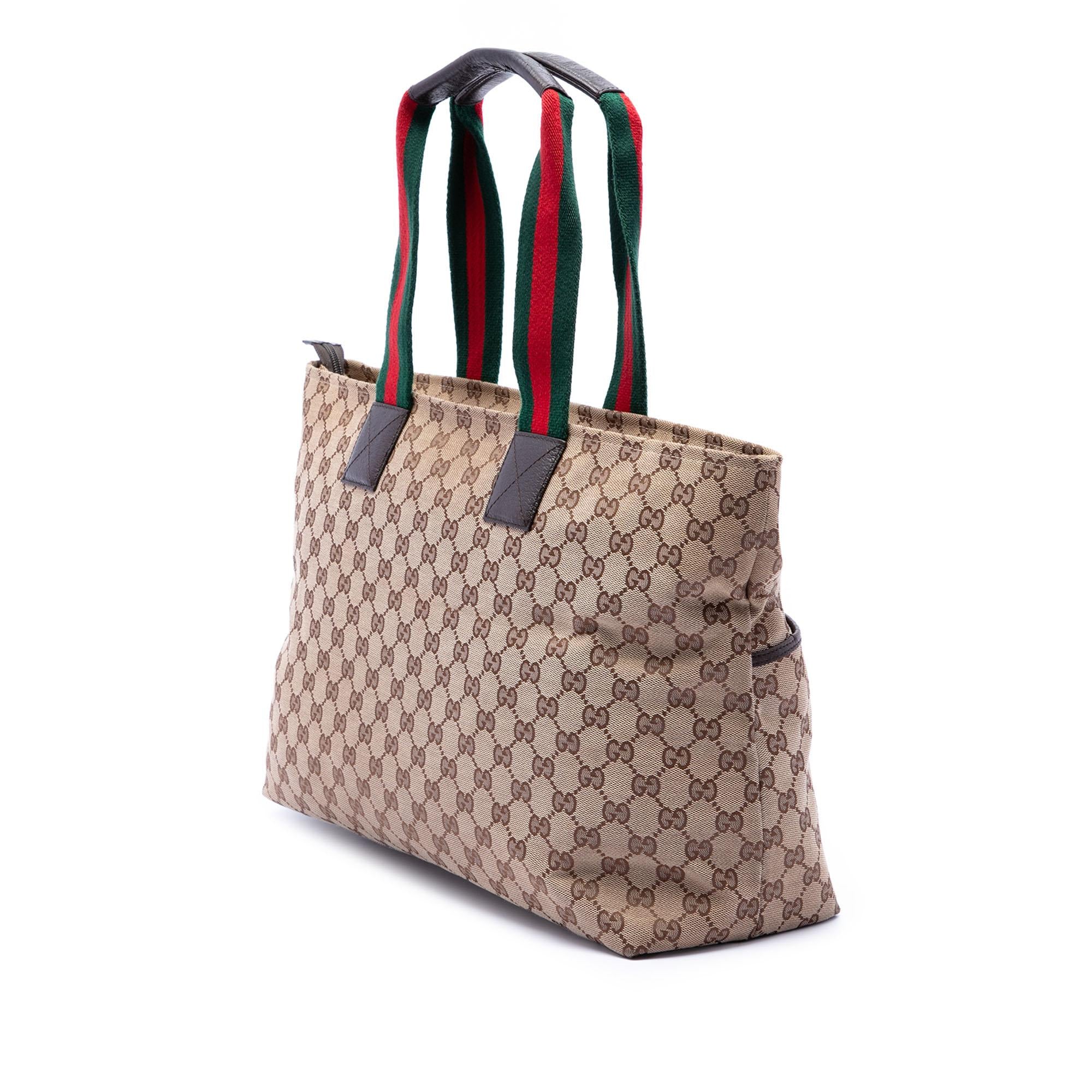 Gucci GG Canvas Web Tote