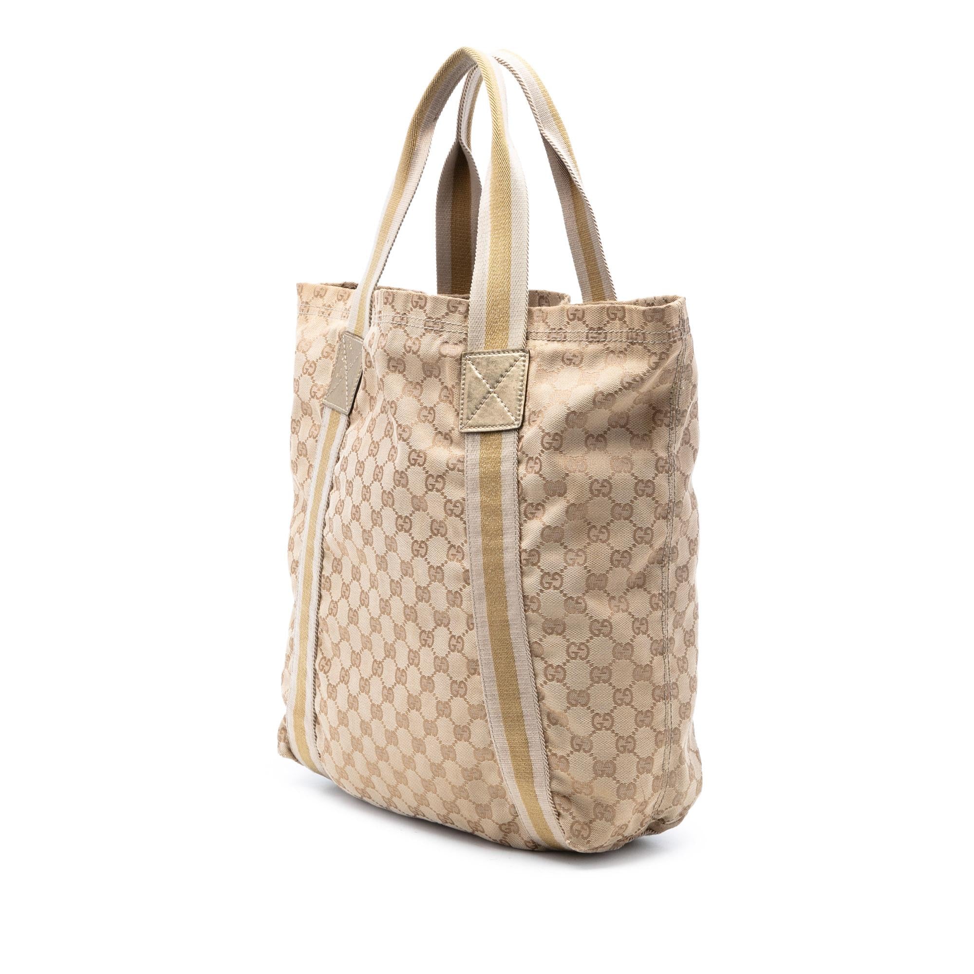 Gucci GG Canvas Web Tote