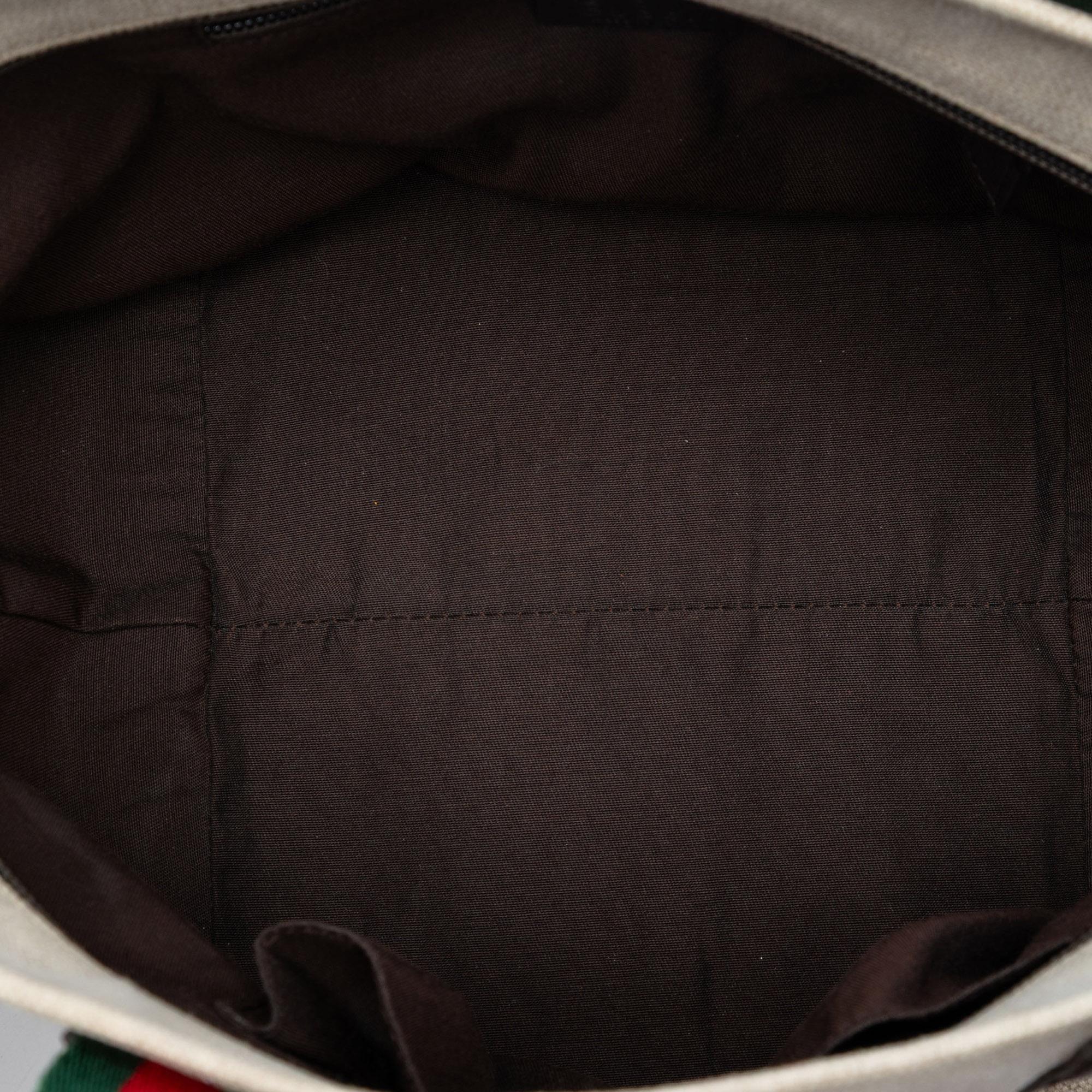Gucci GG Canvas Web Tote